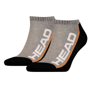 Шкарпетки Head Stripe Sneaker 2-Pack чорний, сірий Уні 35-38