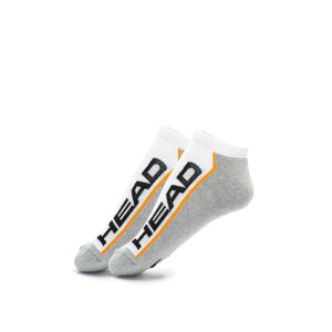 Шкарпетки Head Stripe Sneaker 2-Pack білий, сірий Уні 35-38
