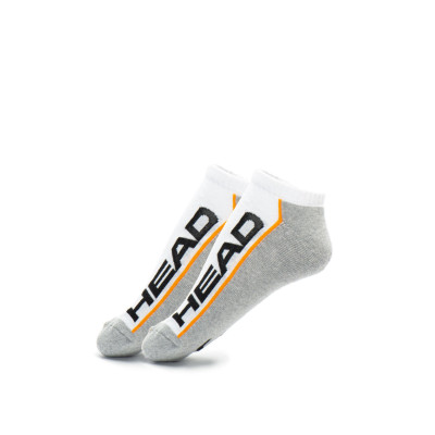 Шкарпетки Head Stripe Sneaker 2-Pack білий, сірий Уні 35-38