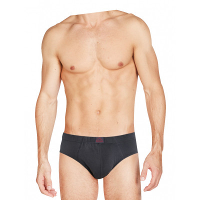 Труси сліп Kappa Slip Uomo Elastico Ric. c/etichetta Logo антрацит Чол M