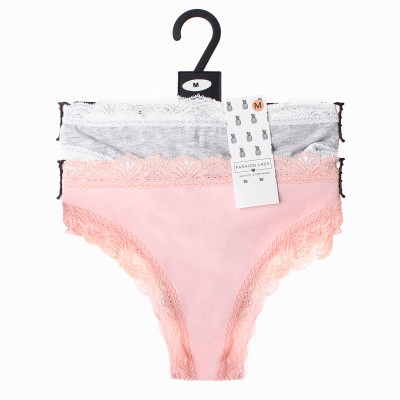 Труси Fashion Lady TAN TANGA F сірий, персиковий Жін L