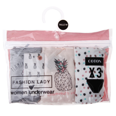 Труси Fashion Lady SLI SLIP F сірий, білий, бежевий Жін XL