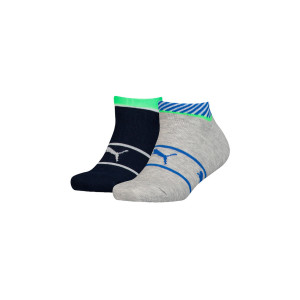 Шкарпетки Puma BOYS SNEAKER 2P STRIPE темно-синій, сірий Діт 39-42