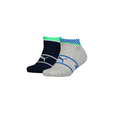 Шкарпетки Puma BOYS SNEAKER 2P STRIPE темно-синій, сірий Діт 39-42