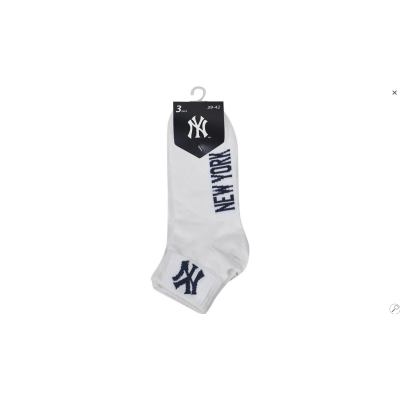 Шкарпетки New York Yankees 3 pk Quarter білий Уні 43-46