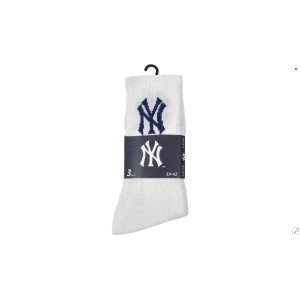 Шкарпетки New York Yankees 3 pk Crew білий Уні 39-42
