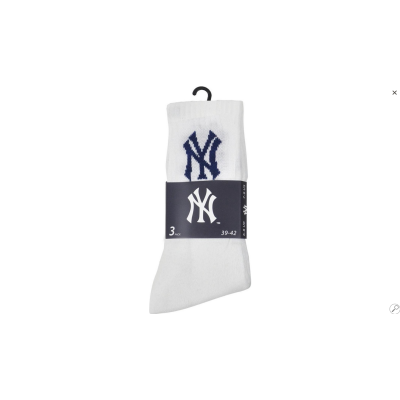 Шкарпетки New York Yankees 3 pk Crew білий Уні 39-42