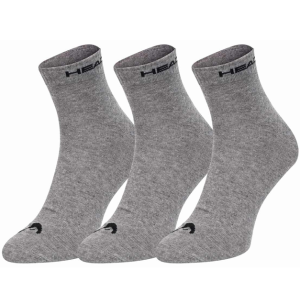 Шкарпетки Head QUARTER 3PPK UNISEX сірий Уні 35-38