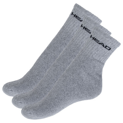 Шкарпетки Head SHORT CREW 3PPK UNISEX сірий Уні 35-38