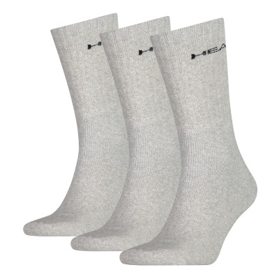 Шкарпетки Head CREW 3PPK UNISEX сірий Уні 35-38