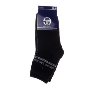 Шкарпетки Sergio Tacchini 3-pack чорний Уні 36-41 (13898115-2)
