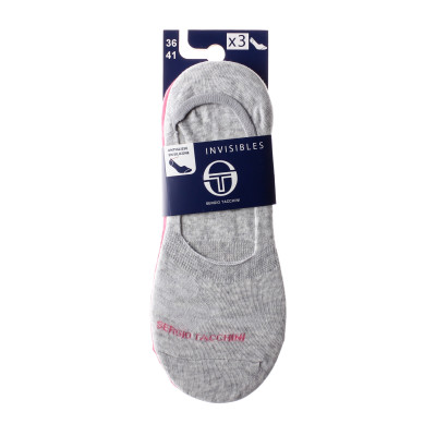 Шкарпетки Sergio Tacchini 3-pack білий, рожевий, сірий Жін 36-41 (13892259-1)