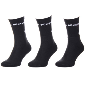 Шкарпетки KAPPA SOCKS LOGO SABOYA 3PACK чорний Уні 35-38
