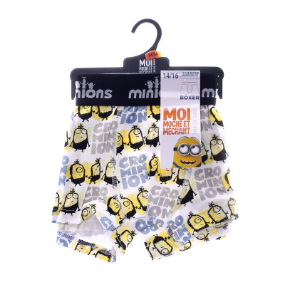 Труси-боксери MinionS NOIR - CROMinion PREHISTOIRE білий Чол 12-14