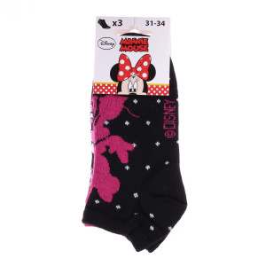 Шкарпетки MINNIE CONTOUR + LUNETTE/MINNIE CONTOUR 3P пурпурний, рожевий, сірий 35-38 арт 83152162-2