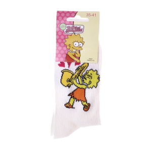 Шкарпетки Simpson LISA ET SAXO білий Діт 35 - 41