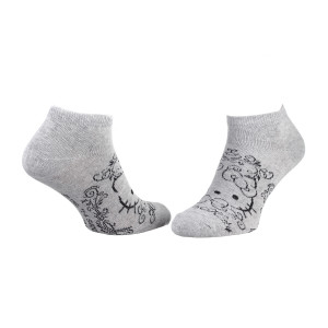 Шкарпетки HELLO KITTY TETE HK + ARABESQUE сірий Діт 35 - 41