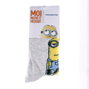 Шкарпетки MINION BOB ET RAYURES світло-сірий Діт 31-34арт83897920-1