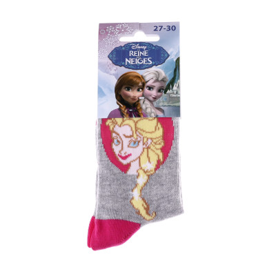 Шкарпетки PRINCESS ELSA + RAYURES SUR PIED світло-сірий Діт 35-38, арт.83841644-1