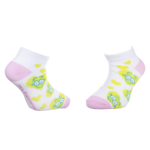Шкарпетки MINNIE TETE MINION DANS COEUR білий, жовтий Діт 31-34 арт 83890431-7