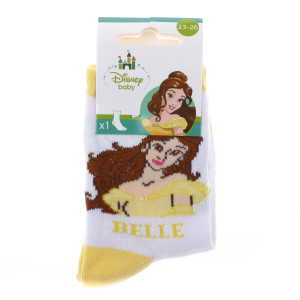Шкарпетки PRINCESS BELLE білий, жовтий Діт 23-26, арт.43891047-3