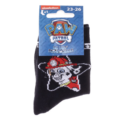 Шкарпетки PAW PATROL TETE MARCUS DANS ETOILE чорний Діт 19-22, арт.43890847-4