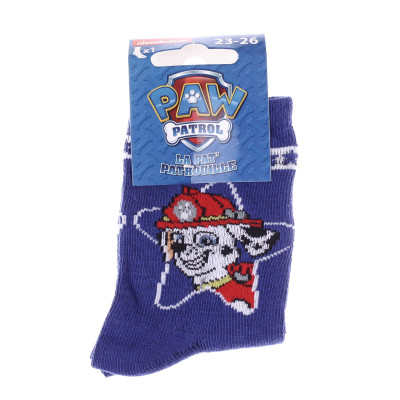 Шкарпетки PAW PATROL TETE MARCUS DANS ETOILE синій Діт 19-22, арт.43890847-3