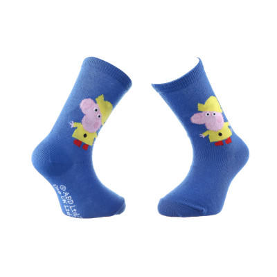 Шкарпетки PEPPA PIG GEORGE ET SON CIRE синій Діт 19-22 арт 43849551-8