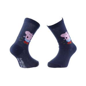 Шкарпетки PEPPA PIG GEORGE ET FLAQUE D'EAU синій Діт 19-22 арт 43849551-5