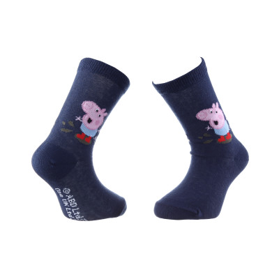 Шкарпетки PEPPA PIG GEORGE ET FLAQUE D'EAU синій Діт 19-22 арт 43849551-5