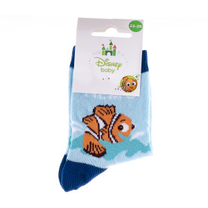 Шкарпетки NEMO-BEBE GARCON NEMO + ECRITURE блакитний-синій Діт 23-26, арт.43847651-7