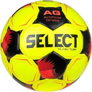М'яч футбольний Select Flash Turf Fifa v26 жовтий, червоний 5