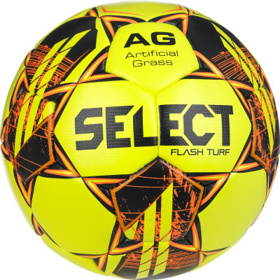 М'яч футбольний SELECT FLASH TURF v23 жовтий, помаранчевий 4 (057407-383)