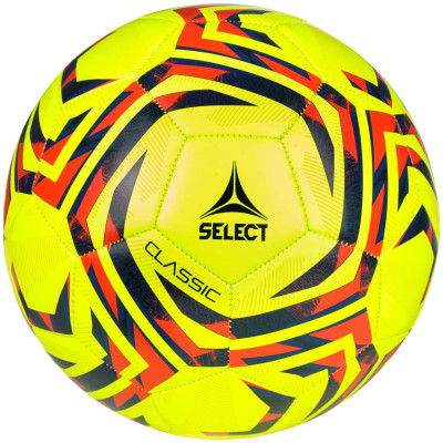 М'яч футбольний Select FB CLASSIC v25 жовтий, червоний Уні 5
