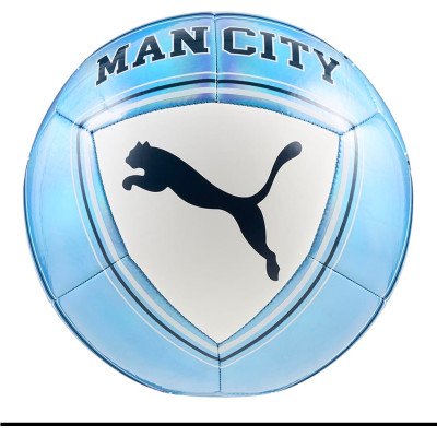 М'яч футбольний Puma MCFC CULTURE Ball білий, блакитний 5 (084976-11)
