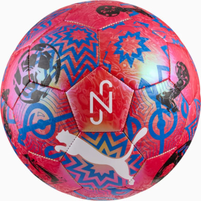 М'яч футбольний Puma NEYMAR JR Graphic ball червоний, синій 5 (084882-01)