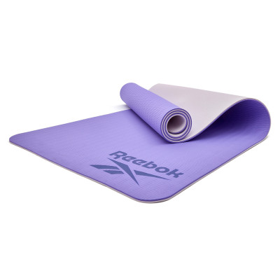 Двосторонній килимок для йоги Reebok Double Sided Yoga Mat фіолетовий Уні 176 х 61 х 0,6 см