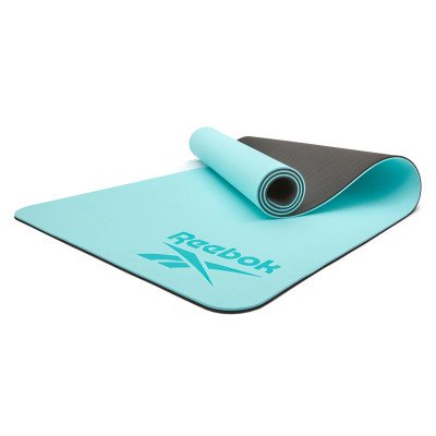 Двосторонній килимок для йоги Reebok Double Sided Yoga Mat синій Уні 176 х 61 х 0,6 см