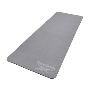 Двосторонній килимок для йоги Reebok Double Sided Yoga Mat чорний, сірий Уні 176 х 61 х 0,6 см
