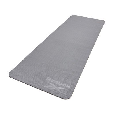 Двосторонній килимок для йоги Reebok Double Sided Yoga Mat чорний, сірий Уні 176 х 61 х 0,6 см