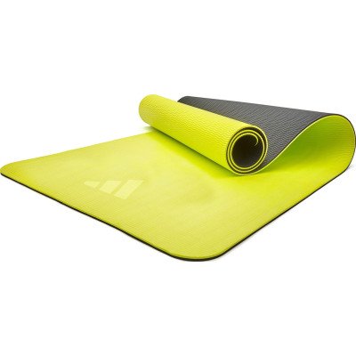 Килимок для йоги Adidas Double Sided Yoga Mat жовтий, сірий 176 х 61 х 0,6 см (ADYG-10400BLY-NL)