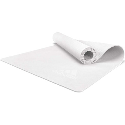 Килимок для йоги Adidas Premium Yoga Mat білий Уні 176 х 61 х 0,5 см