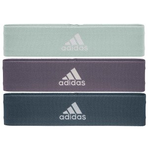 Набір еспандерів Adidas Resistance Band Set (L, M, H) зелений, фіолетовий, темно-синій Уні 70х7,6х0,