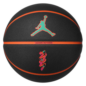 М'яч баскетбольний Nike JORDAN ALL COURT 8P Z WILLIAMSON DEFLATED black/orange size 7 (J.100.4141.095.07)