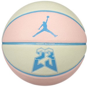 М'яч баскетбольний Nike JORDAN ULTIMATE 2.0 8P GRAPHIC DEFLATED MUSLIN/LEGEND PINK/DK POWDER size 7