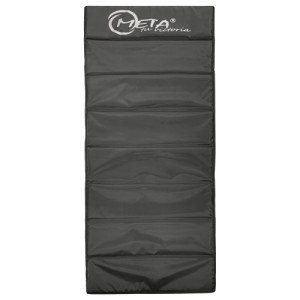 Килимок для фітнесу Meta Stretching-Fitness Mat чорний Уні 160х60х1,2 см