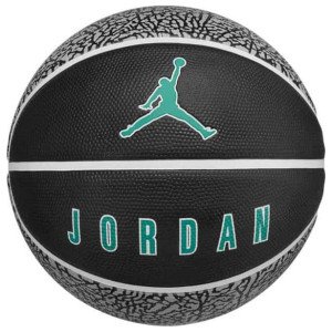 М'яч баскетбольний Nike JORDAN PLAYGROUND 2.0 8P DEFLATED BLACK/WHITE/WHITE/CLEAR JADE size 7 (J.100.8255.016.07)