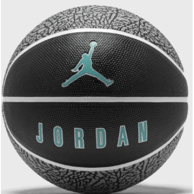 М'яч баскетбольний Nike JORDAN PLAYGROUND 2.0 8P DEFLATED BLACK/WHITE/WHITE/CLEAR JADE size 5 (J.100.8255.016.05)
