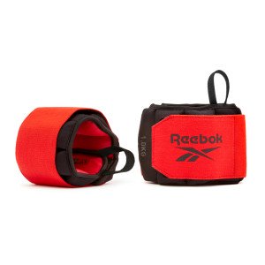 Обважнювачі зап'ястя Reebok Flexlock Wrist Weights чорний, червоний Уні 0.5 кг