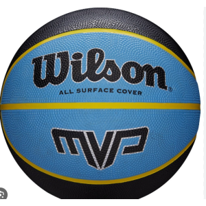 М'яч баскетбольний Wilson MVP 275 black/blue size 5